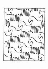 Escher sketch template