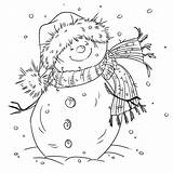 Snowman Coloring Snowmen 30seconds sketch template