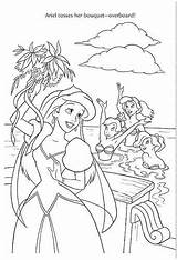 Ariel Coloriage Paw Petite Dessin Sirene Mariage sketch template