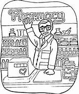 Pharmacy Getcolorings sketch template