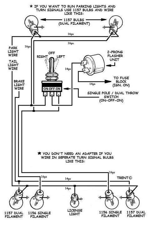 turn signal wiring diagram  chevy