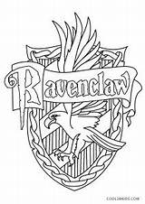 Potter Ravenclaw Malvorlagen Crest Cool2bkids sketch template