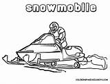 Coloring Snowmobile Pages Ski Doo Clipart Popular Library Color sketch template