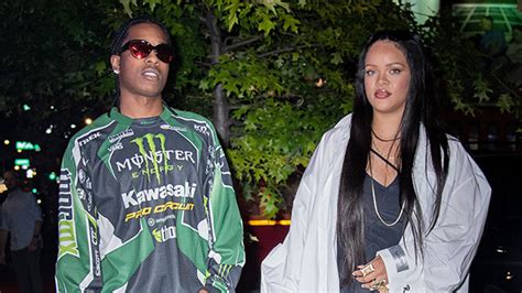 Rihanna Rocks Little Black Dress With A Ap Rocky On Date Night