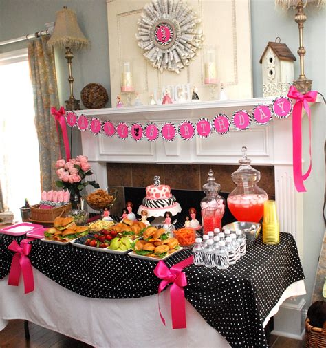 birthday party table decorations home family style  art ideas