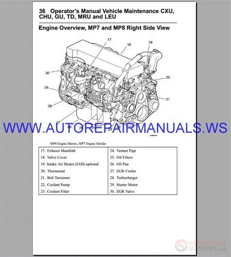 mack mp engines diagnostic service manual   auto repair manual forum heavy