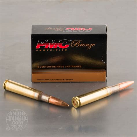 50 Bmg Full Metal Jacket Boat Tail Fmj Bt Ammo For Sale By Pmc 10