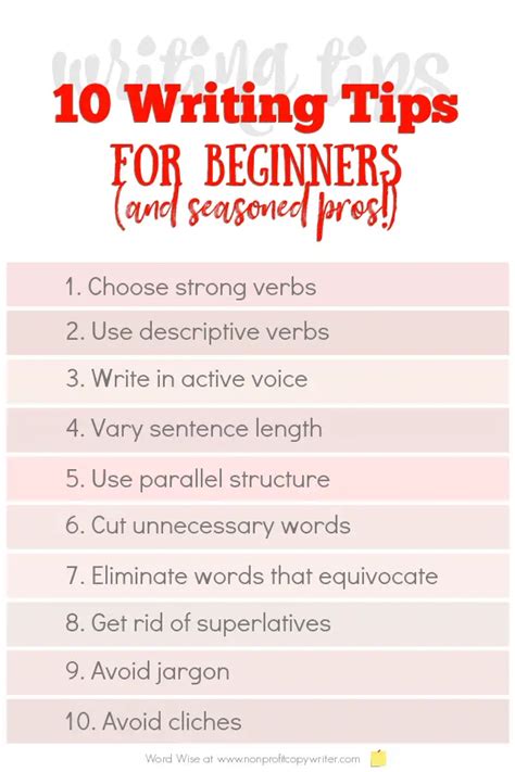 simple writing tips  beginners  seasoned writers