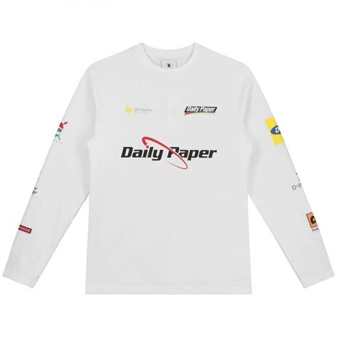 feff logo longsleeve white mens clothing  cooshticom