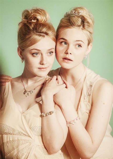the fanning sisters celebrity photography pinterest