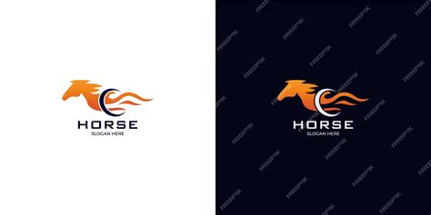 premium vector minimalistic abstract style horse logo