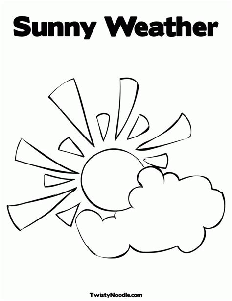 weather coloring pages  kids coloring home