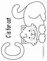 Cat Coloring Pages Kitty Colouring Printable Cats Activities Patterns Printables Chat Applique Bear Brown Children Kids Animal sketch template
