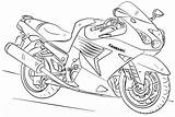 Ninja Zx Coloring Pages Kawasaki Categories Motorcycles sketch template