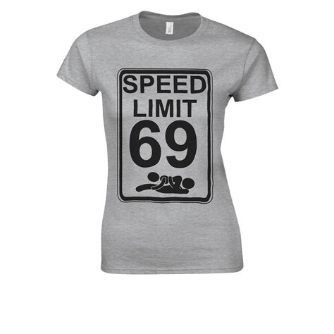 x large grey speed limit 69 sex position funny novelty white women t