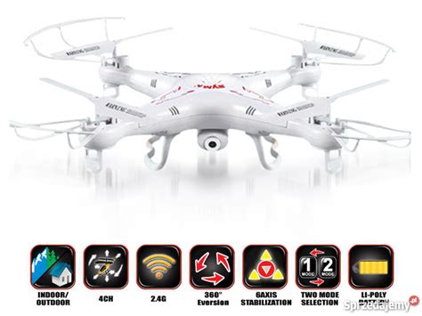 dron quadrocopter ufo syma xc  kamera hd mp wawa warszawa sprzedajemypl