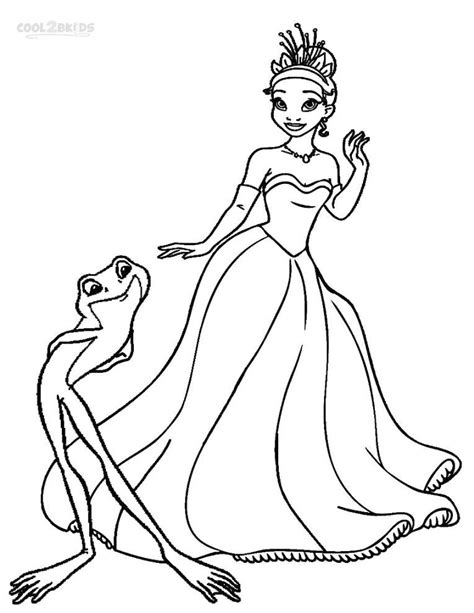 coloring pages princess  frog lottie coloring home