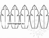 Template Feathers Turkey Coloring Thanksgiving sketch template