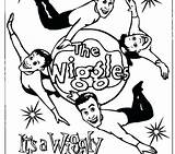 Wiggles Pages Coloring Colouring Printable Getcolorings Getdrawings Drawing sketch template