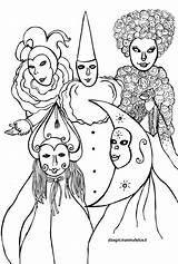 Carnevale Maschere Venezia Stampare Disegno Personaggi Mammafelice Impressionante Vitalcom sketch template