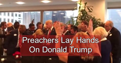 televangelists lay hands  donald trump michael stone
