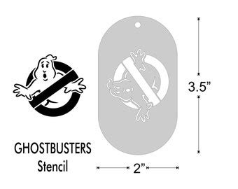 ghostbusters pumpkin stencil etsy