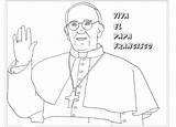 Colorare Papa Francesco Giochiecolori Fabio Maestro sketch template