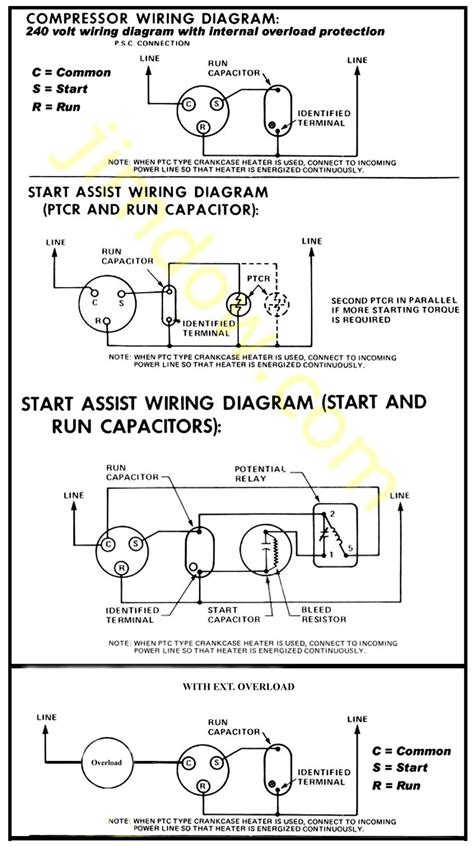 wiring diagram   volt air compressor refrigeration air conditioning hvac air