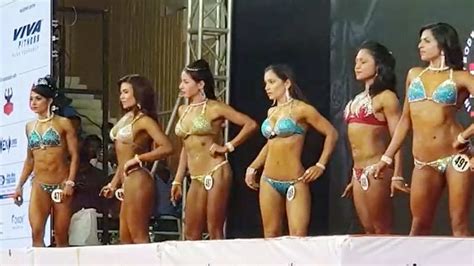 Pune Women Contestants Take Part In Bodybuilding
