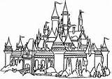 Castle Coloring Hogwarts Pages Designlooter sketch template