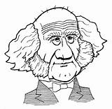 Van Buren Martin Caricature Deviantart Stats sketch template