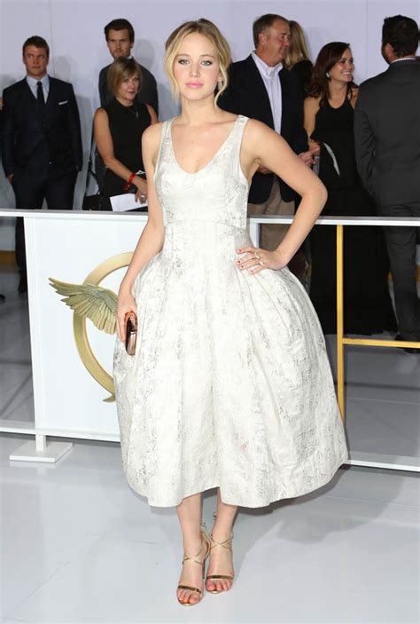 Jennifer Lawrence In Beautiful Dior At The Hollywood