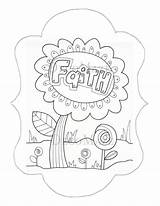 Faith Coloring Pages Color Printable Getdrawings Getcolorings sketch template