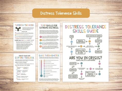 dbt worksheets dbt skills dbt workbook therapy worksheets etsy italia