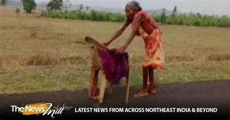 Odisha Old Woman Forced To Walk Barefoot In Scorching Heat For