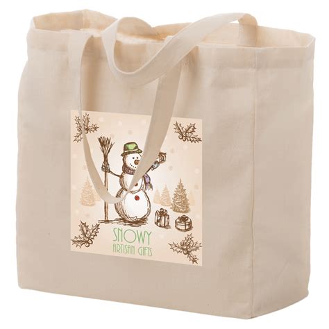 cotton canvas tote bag xx custom green promos tote bags