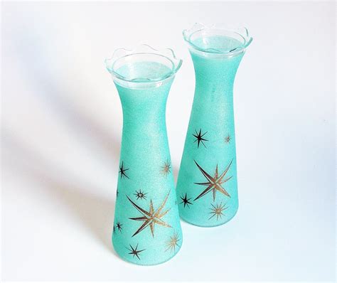 turquoise glass aqua turquoise vase