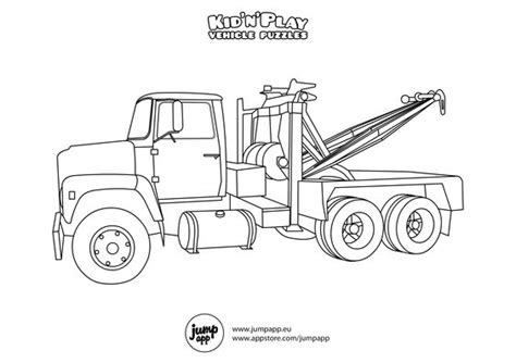 tow truck printable coloring pages pinterest coloring tow truck
