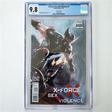 X Force Sex And Violence 2 2nd Print Cgc 9 8 Nm M Certified Comic Shop