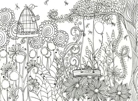 flower garden coloring pages thekidsworksheet