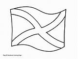 Flag Scottish Dominican Scotland Outline Drawing Coloring Line Thistle Clipartmag Republic Pdf sketch template