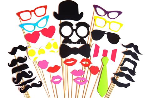 sale awesome photo booth props  piece photo prop set