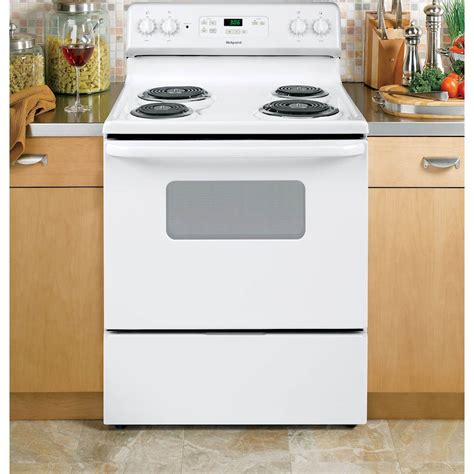 hotpoint  cu ft freestanding electric range white  pacific sales
