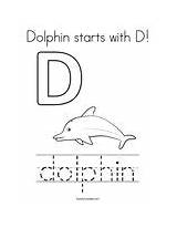 Dolphin Starts Coloring Search sketch template