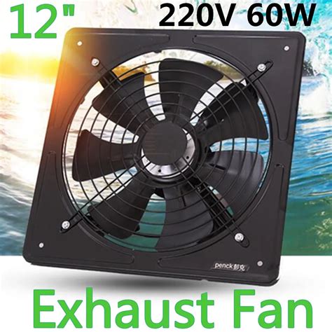 kitchen ventilator axial industrial wall fan    metal exhaust fan high speed air