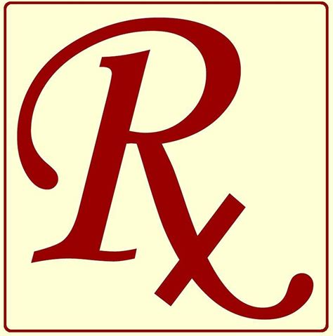 rx symbol logo logodix