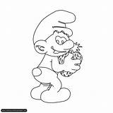 Coloring Pages Smurf Smurfs Colouring Color Sheets Farmer Painting Activities Online Books Cartoons Schlumpf Gif Kindergarten sketch template