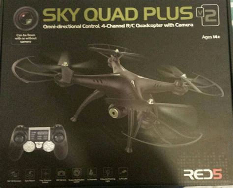 red sky quad   quadcopter drone  camera brand   attleborough norfolk gumtree