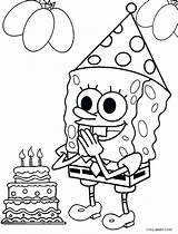 Spongebob Coloring Pages Birthday Happy Papa Mouse Valentines Squarepants Baby Kids Krab Krusty Mickey Printable Pdf Print Bob Esponja Cake sketch template