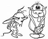 Ren Stimpy Coloring Pages Gif Search Photobucket Again Bar Case Looking Don Print Use Find Top sketch template